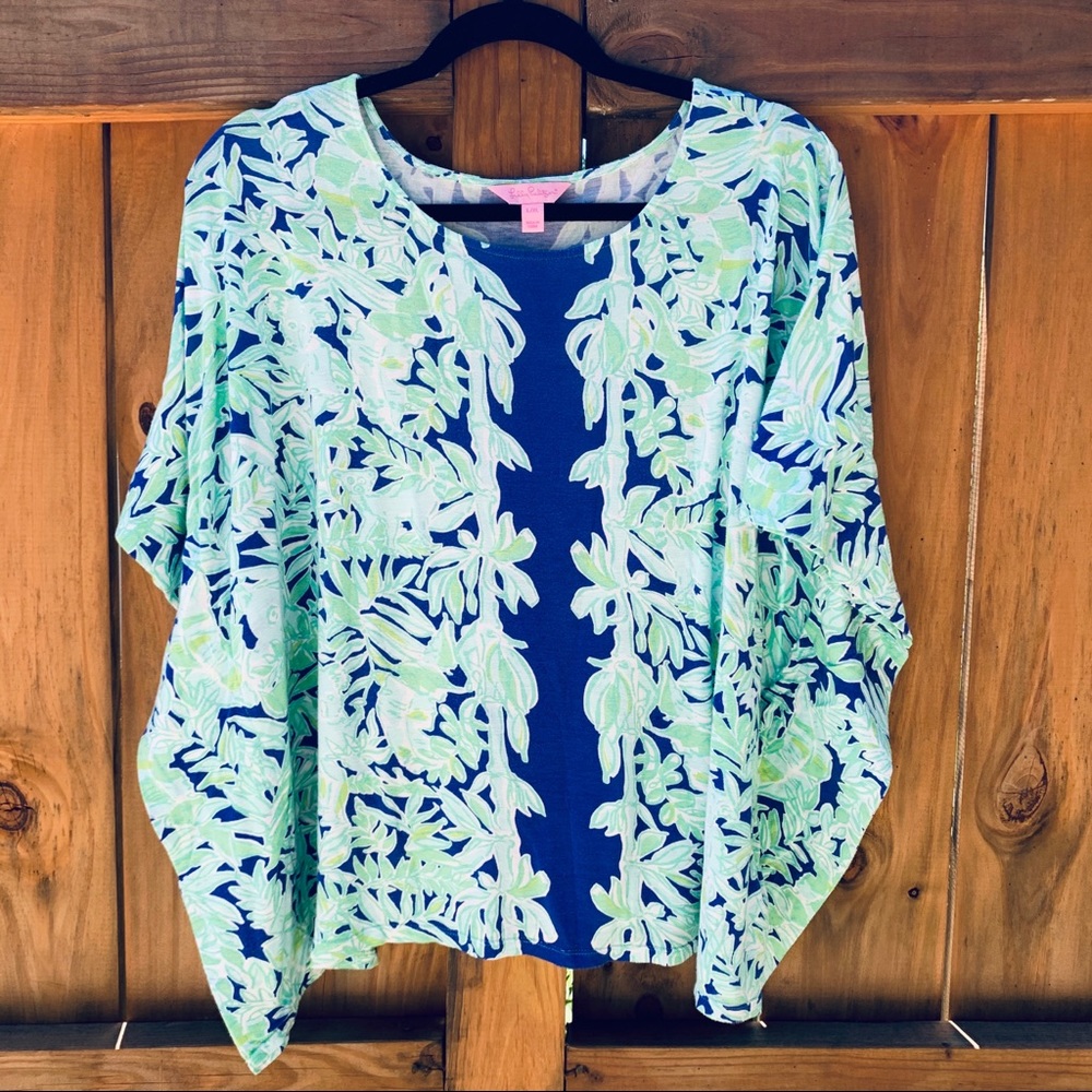 Lilly Pulitzer Cooper Caftan Top
